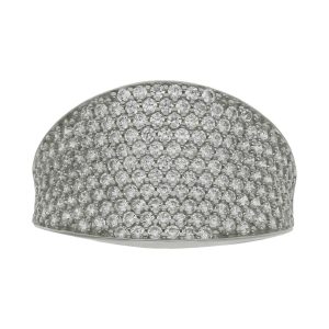 Sortija oro blanco 18kl circonitas