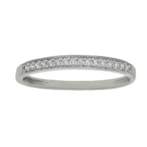 Sortija oro blanco 18kl circonitas