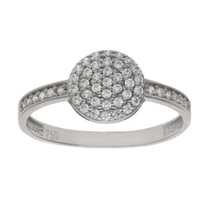 Sortija oro blanco 18kl circonitas