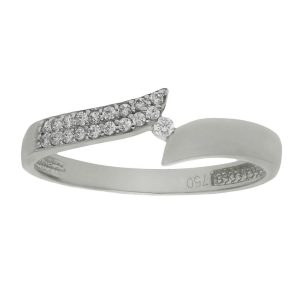 Sortija oro blanco 18kl circonitas