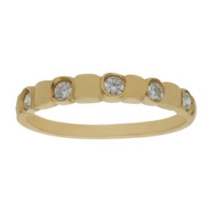 Sortija oro 18kl circonitas