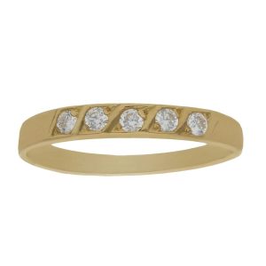 Sortija oro 18kl circonitas