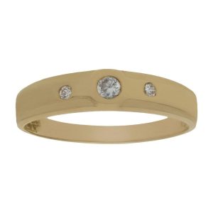 Sortija oro 18kl circonitas