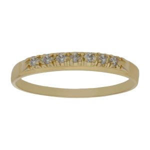 Sortija oro 18kl circonitas