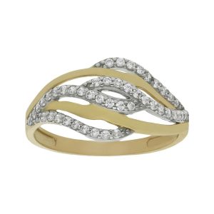 Sortija oro 18kl circonitas