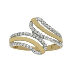 Sortija oro 18kl circonitas