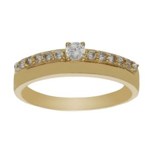Sortija oro 18kl circonitas