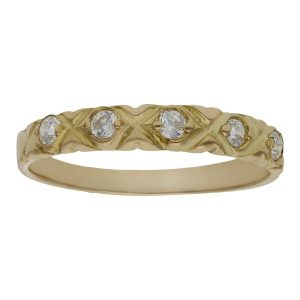 Sortija oro 18kl circonitas