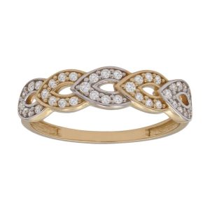 Sortija oro 18kl circonitas