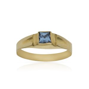 Solitario oro 18kl bebe