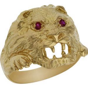 Sello oro 18kl leon