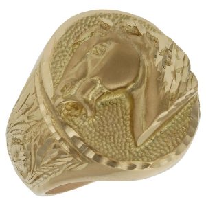 Sello oro 18kl caballo