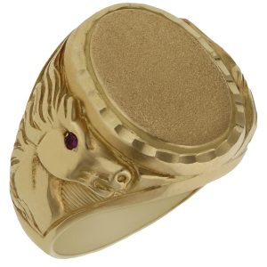 Sello oro 18kl caballo