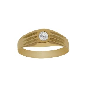 Solitario oro 18kl bebe