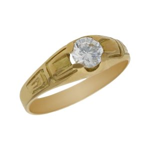 Solitario oro 18kl
