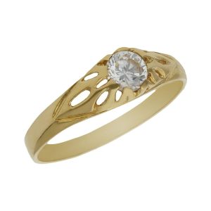 Solitario oro 18kl
