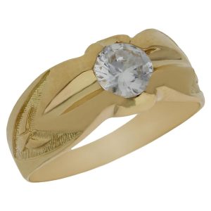 Solitario oro 18kl