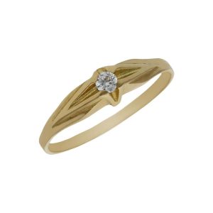 Solitario oro 18kl