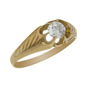 Solitario oro 18kl