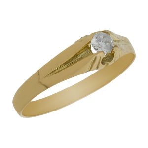 Solitario oro 18kl