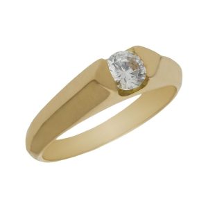 Solitario oro 18kl