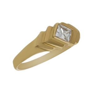 Solitario oro 18kl