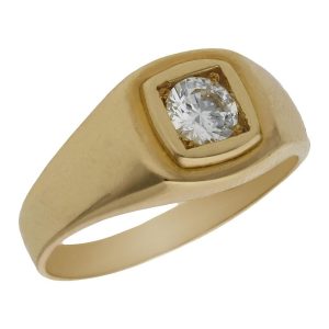 Solitario oro 18kl