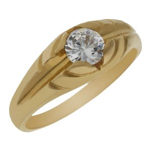 Solitario oro 18kl