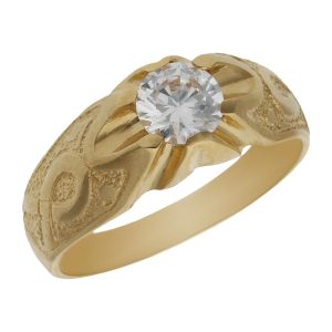 Solitario oro 18kl