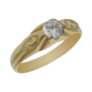 Solitario oro 18kl