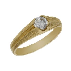 Solitario oro 18kl