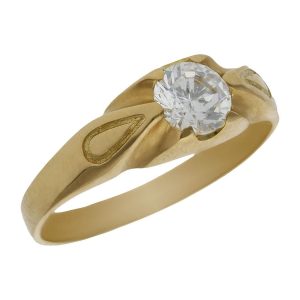 Solitario oro 18kl