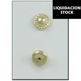 Tuerca plata 90 y oro 10