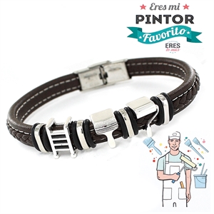 Pulsera plata Eres mi Pintor favorito