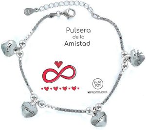 9101772 Pulsera de plata Eres lo más… Amistad