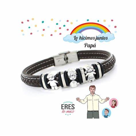 pulsera con niña y niño