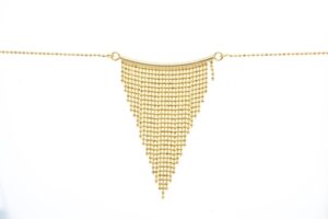 COLLAR PLATA 925 CORTINA BOLITAS Modelo: 12270