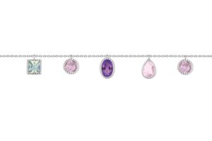 COLLAR PLATA 925 MIX FORMAS ZIRCONITAS