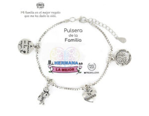 Pulsera de plata Eres lo más… Hermana PR9107869